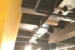 Commercial electrical installation - CCTV, smoke alarms, heat alarms, lighting and sound system.