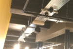 Commercial electrical installation - CCTV, smoke alarms, heat alarms, lighting and sound system.