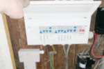 Domestic home electric rewire completed during a property refurbishment.