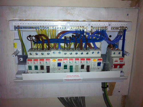Installation Photographs | Electricians Liverpool | JFE telephone wiring cover 