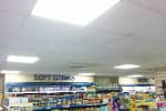 Shop lighting installed by our electricians.