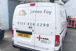 Our new James Foy Electrics vans signed up!