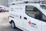 Our new James Foy Electrics vans signed up!