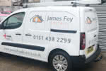 Our new James Foy Electrics vans signed up!